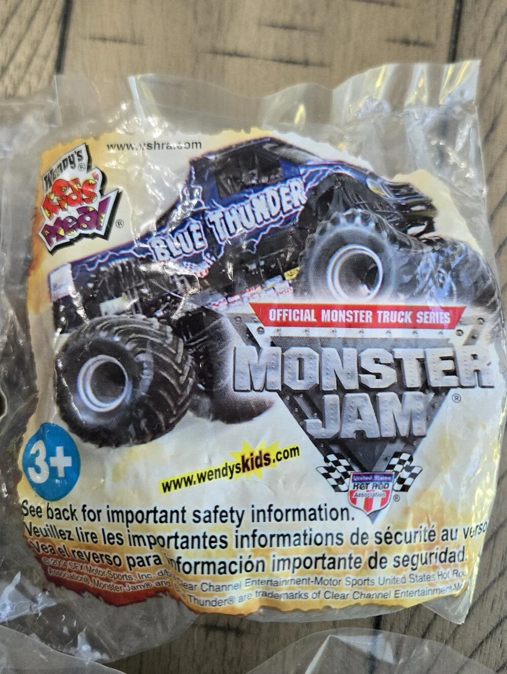 Vintage Monster Jam 6pk Bundle - Kids Toy Truck Set -